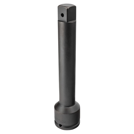 PROTO J15099P black impact socket extension bar, photography, vertical angle on white background.