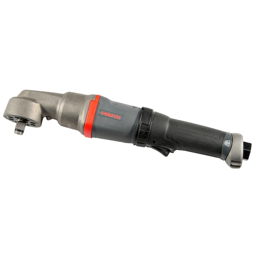 PROTO J150WA right angle impact wrench, gray and black, side view on white background