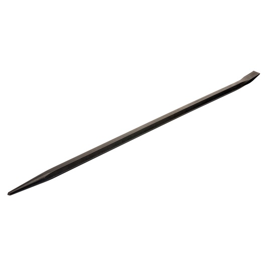 PROTO J2125 hexagon pry bar, black metal, angled tip, side view on white background.
