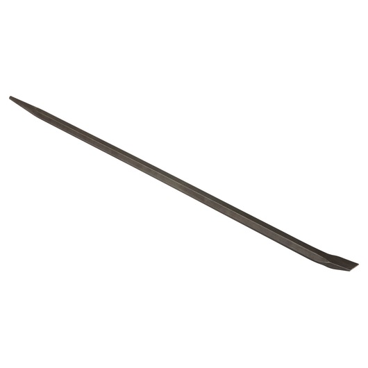 PROTO J2127 hexagon alloy steel pry bar with pointed and chisel ends, side view on white background.