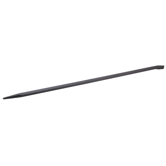 PROTO J2128 hexagonal steel pry bar, black, shown at angle on white background.