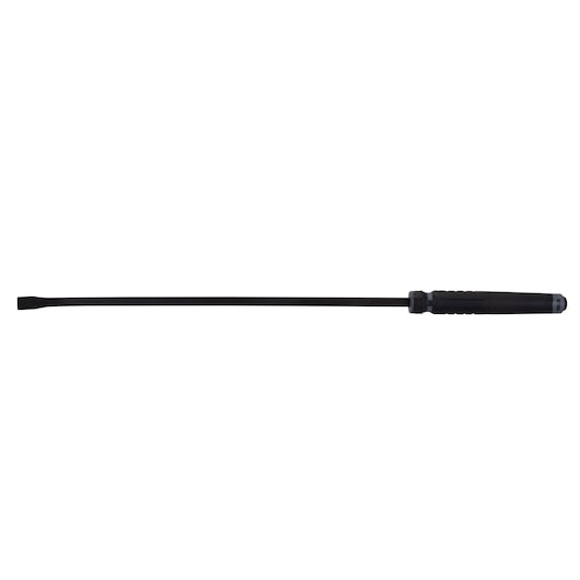 PROTO J2148 black heavy-duty pry bar with ergonomic handle, side view on white background.