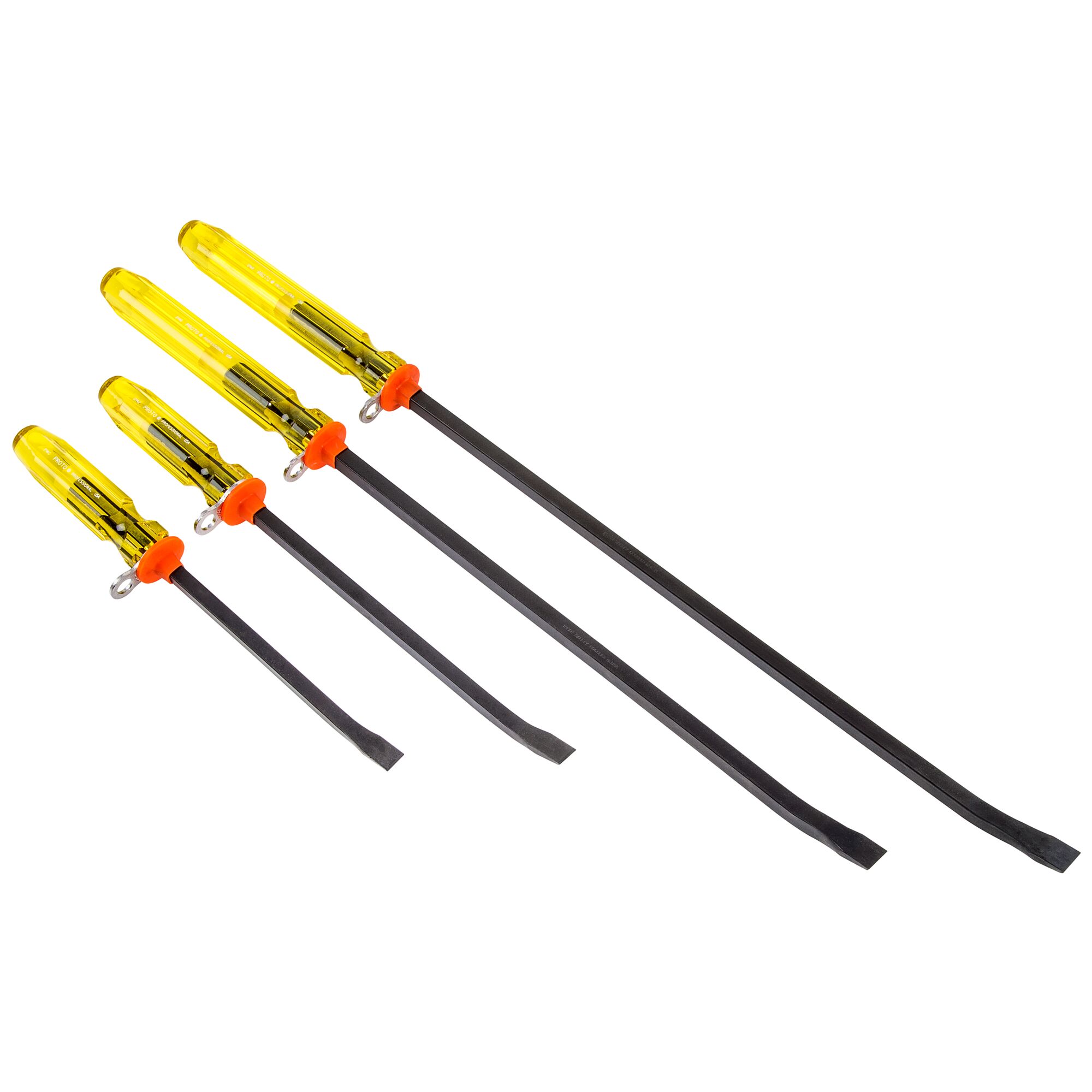 PROTOTYPE OPTION MCRSS／BARRISTER NYLON PROTO® Tether-Ready Large Handle Pry Bar Set (4 pc.) | PROTO