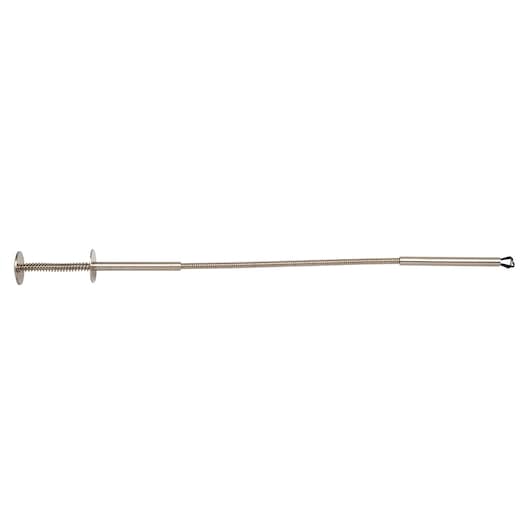 PROTO J2344 flexible spring claw pickup tool, silver metal, side angle on white background.