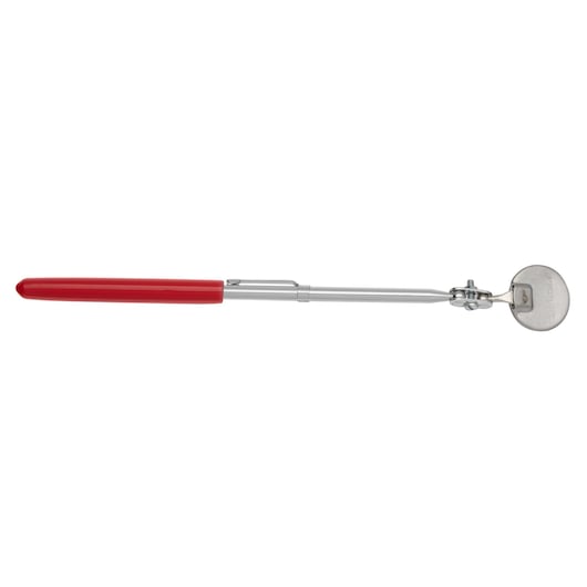 PROTO J2370 telescoping inspection mirror with red handle, shown flat on white background.