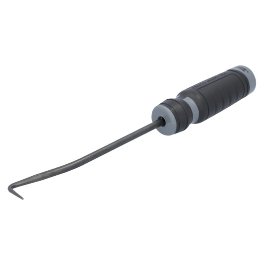 PROTO J2380 black handle hook tool photographed on white background, angled side view.
