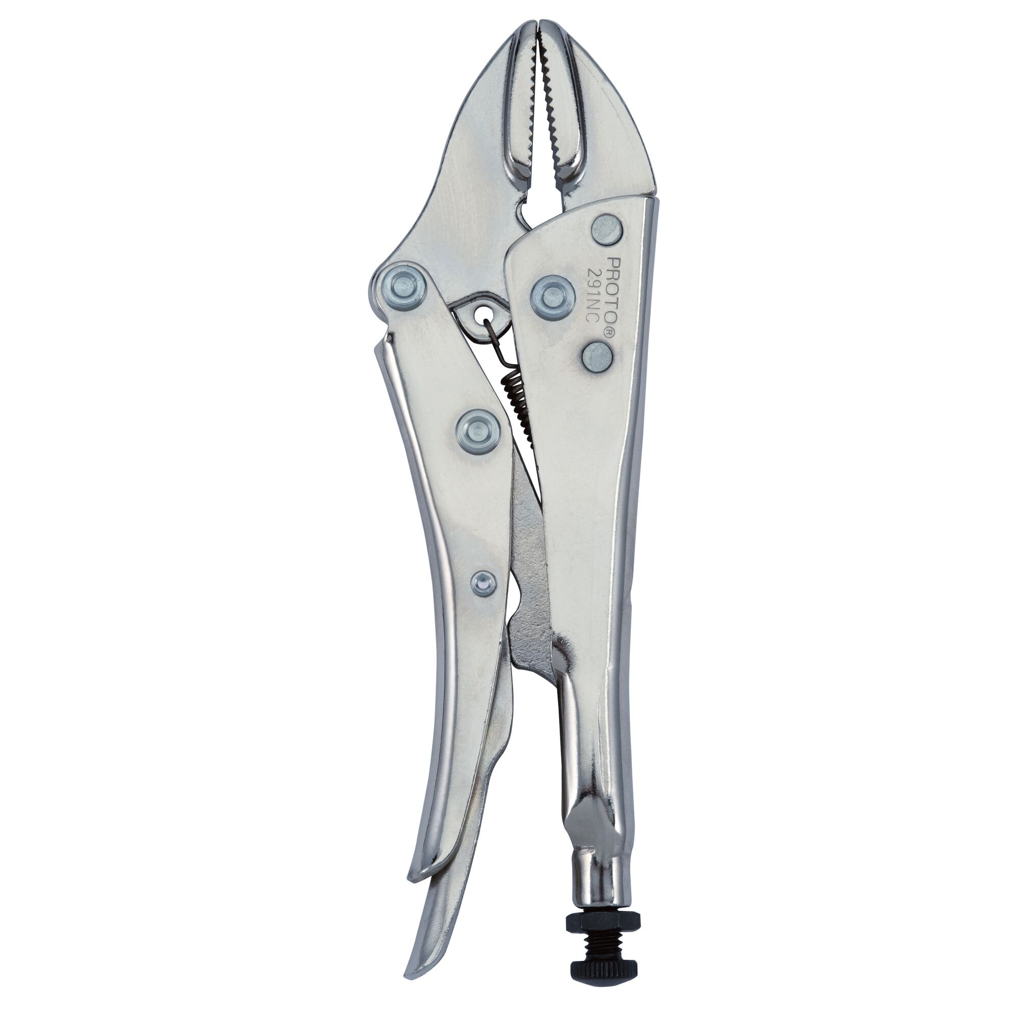 7-15/32 in. Nickel Chrome Locking Straight Pliers | PROTO