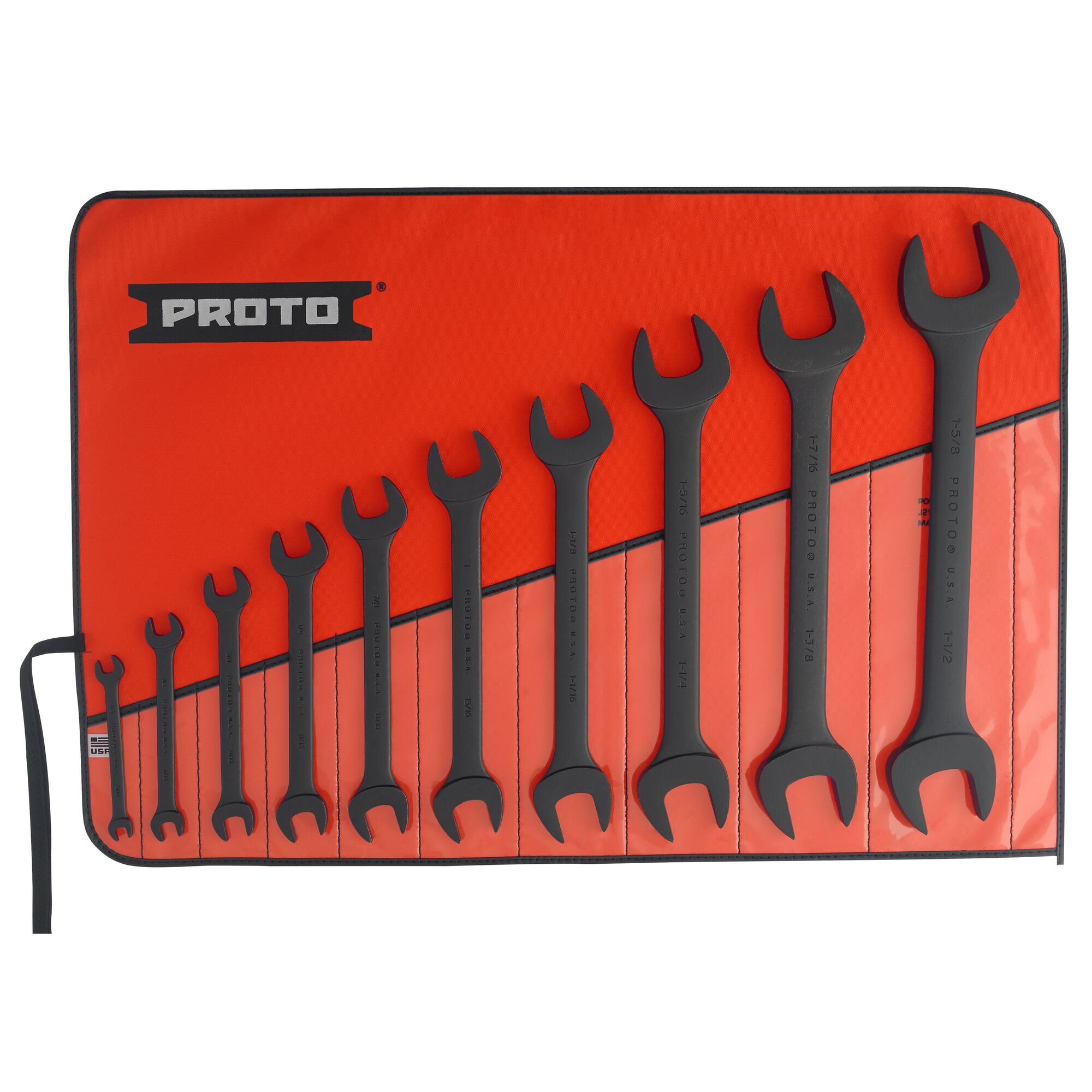Black Oxide Open-End Wrench Set (10 pc.) | PROTO