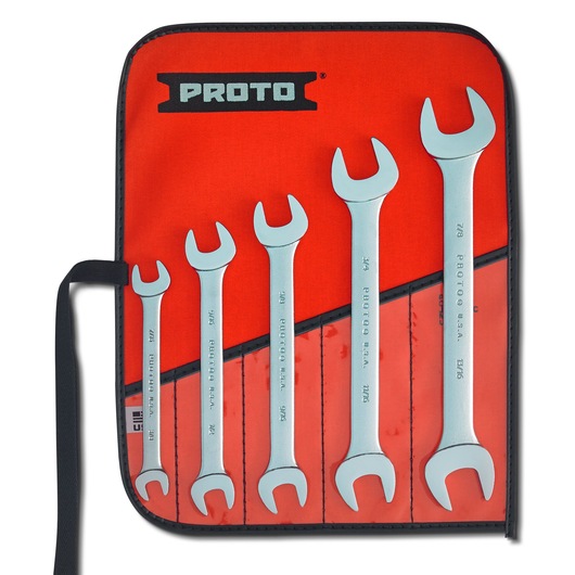 Satin Open-End Wrench Set (5 pc.)