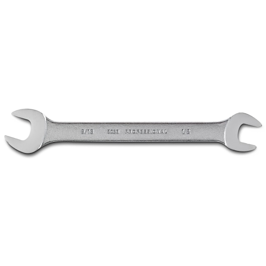 1/2 in. x 9/16 in. Satin Open End Wrench