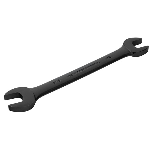 PROTO J3026B black double open-end wrench, photographed at an angle on white background.