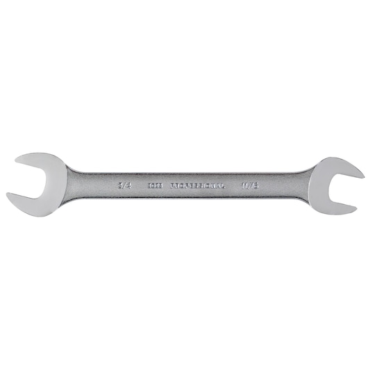 11-16 in. x 3/4 in. Satin Open End Wrench