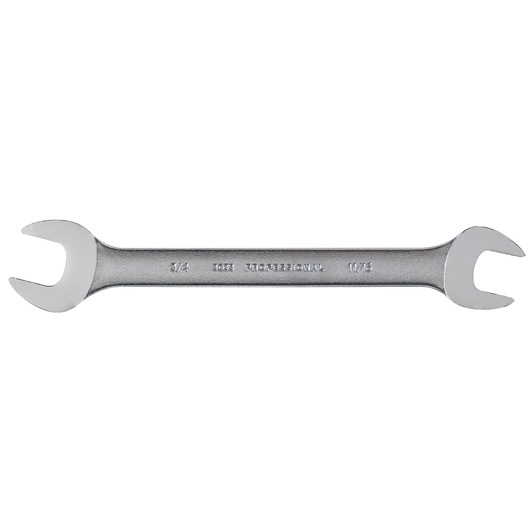 PROTO J3035 chrome double open-end wrench, photography, white background, tool category