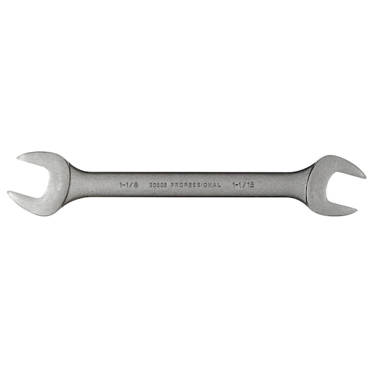 PROTO J3050B open-end wrench with dual heads, silver finish, photography on white background.