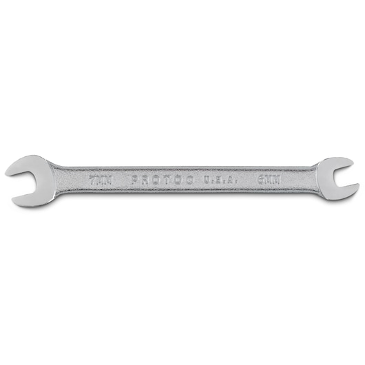 6mm x 7mm Satin Open End Wrench