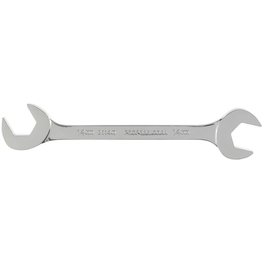 14mm  Full Polish Open End Angle Wrench