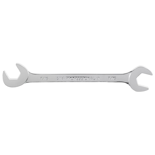 PROTO J3114 double open-end wrench, chrome finish, photography on white background.