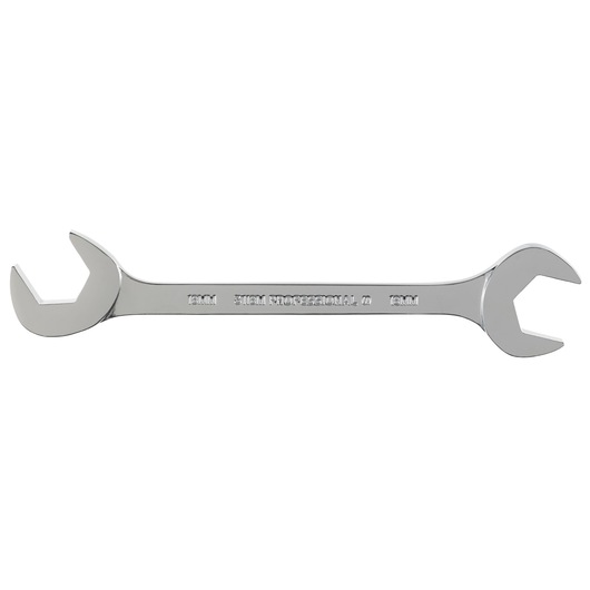 PROTO J3118M chrome open-end wrench, 13mm x 12mm, product side view on white background.