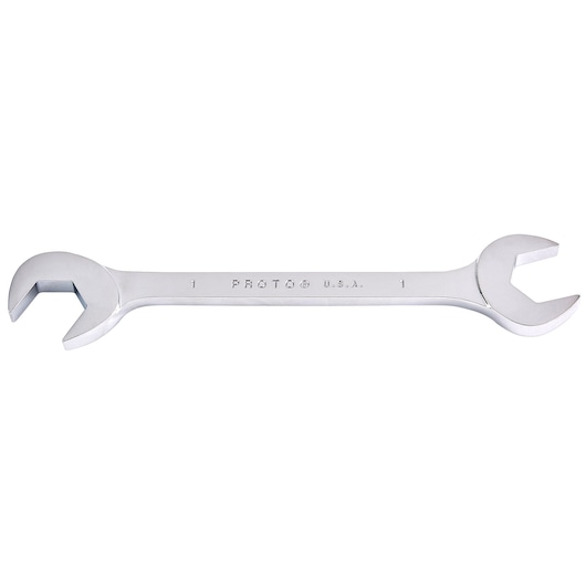 PROTO J3132 double open-end wrench, silver color, photography on white background