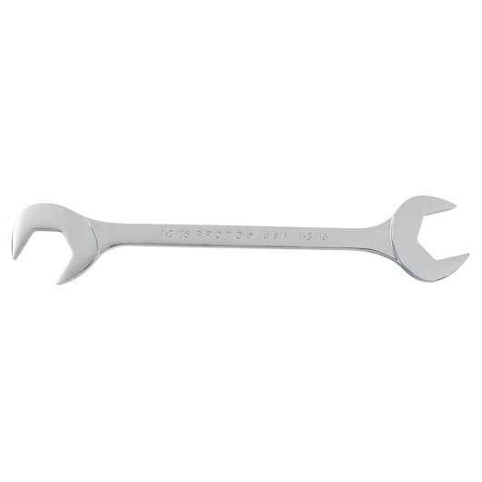 PROTO J3138 double open-end wrench, silver finish, product side view on white background.