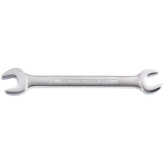 14mm x 15mm Satin Open End Wrench