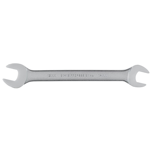 14mm x 15mm Satin Open End Wrench