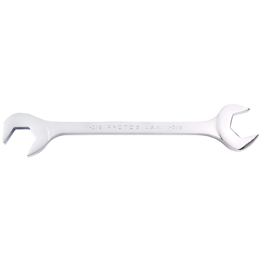 PROTO J3144 open-end chrome wrench, double-ended, photography on white background.