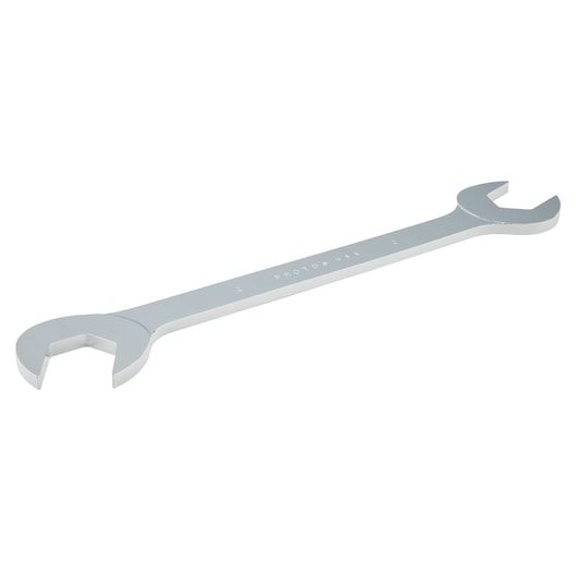 PROTO chrome double open-end wrench J3164, angled view on white background.