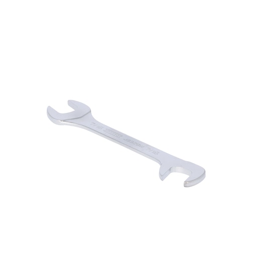 Photo of PROTO J3328W open-end wrench, silver metal, angled on white background, hand tool category.