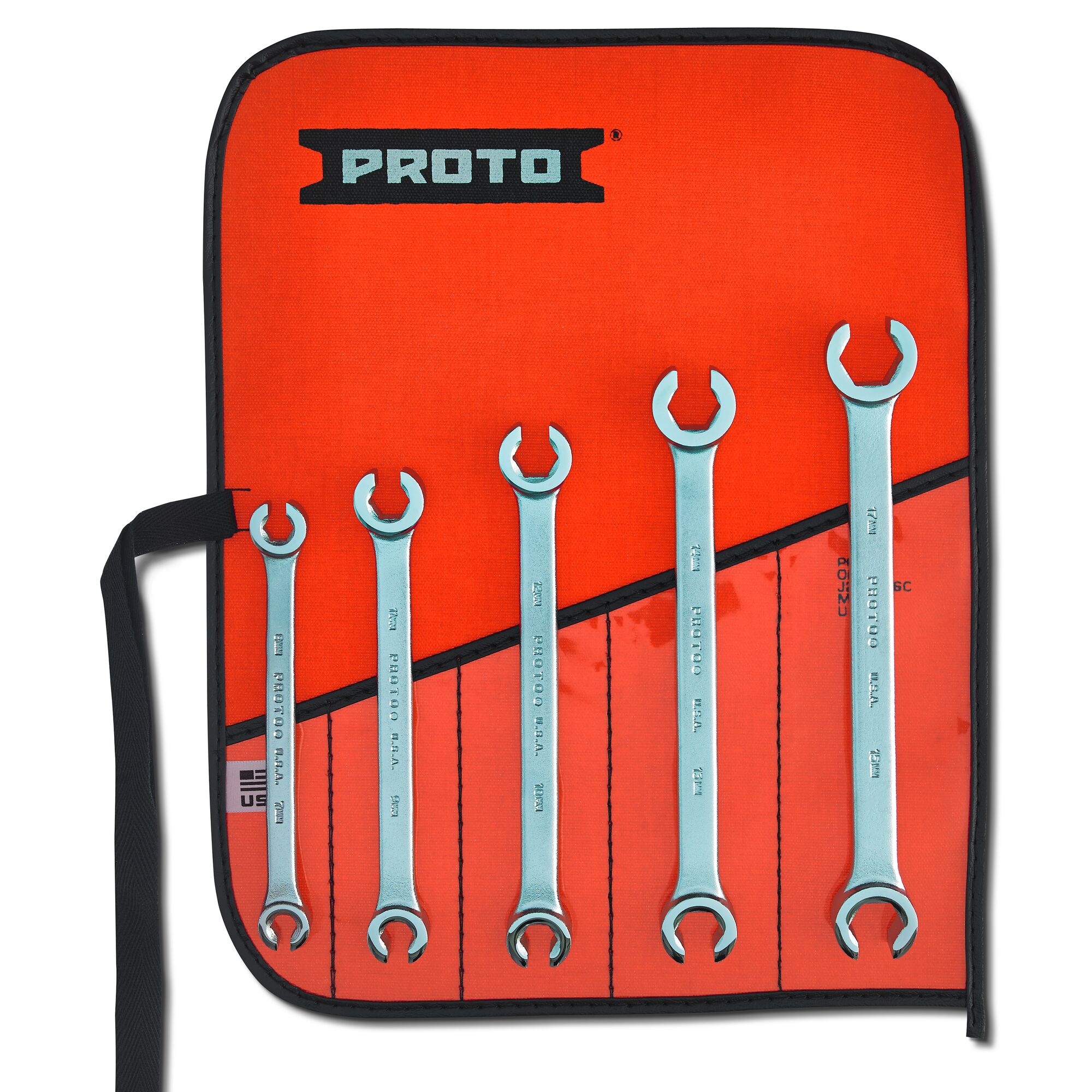 COMPUTER PRO＆FLARE RT 前後セット 6-Point Metric Double End Flare Nut Wrench Set (5 pc.) | PROTO