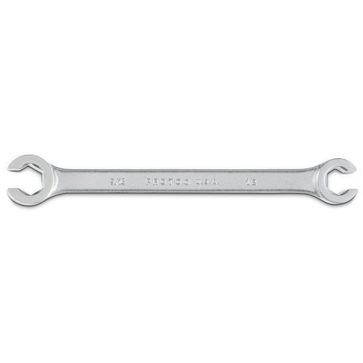 PROTO J3768 chrome open end wrench with dual heads, product photography on white background.