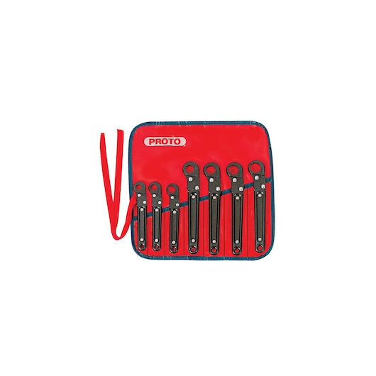 12-Point Flare Nut Ratchet Wrench Set (7 pc.)
