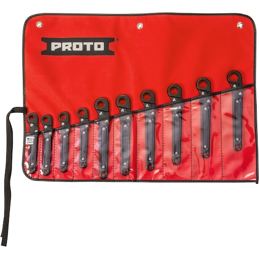 Proto® 10 Piece Metric Ratcheting Flare Nut Wrench Set