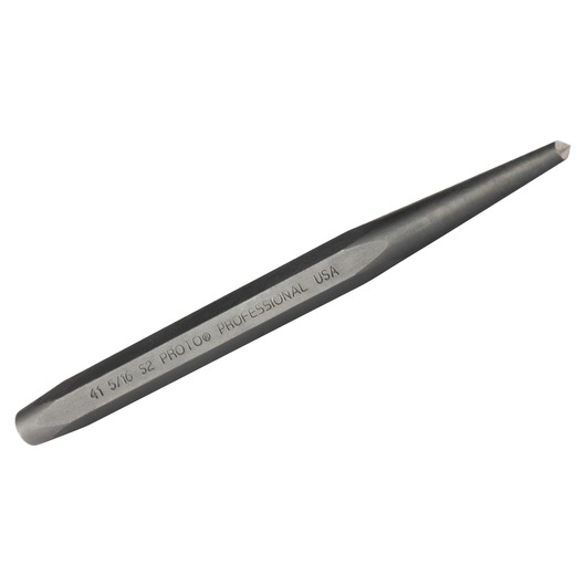 PROTO J415-16S2 steel center punch tool, engraved, shown on white background, angled view.