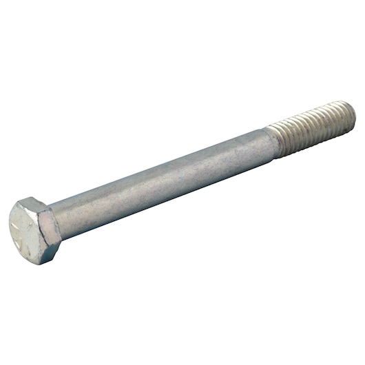 PROTO J4205E hex head bolt with partially threaded steel shank, side angle on white background, fastener category.
