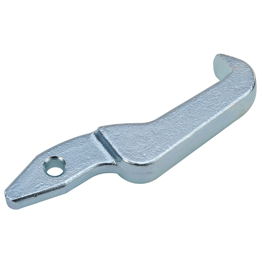 PROTO J4230RJ metallic tool piece with angled end and hole, product photo on white background.