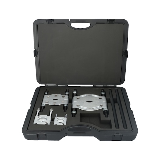 PROTO J4390BA bearing separator set in black hard case, photography front angle.