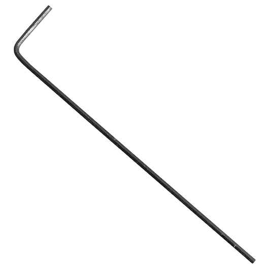 PROTO J46203 hex key L-shaped tool, black finish, standard type, top view on white background.