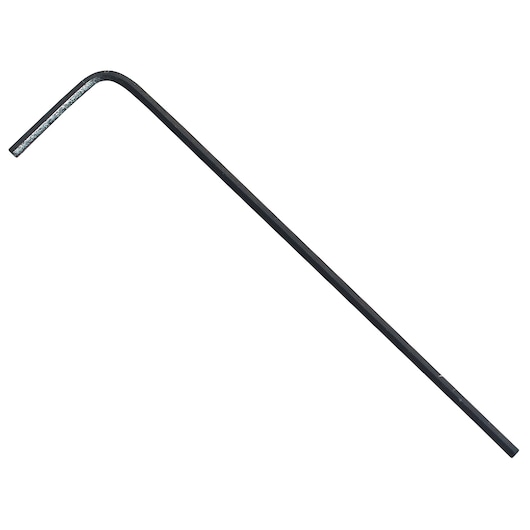 PROTO J46300 black hex key L-wrench, angled view on white background.