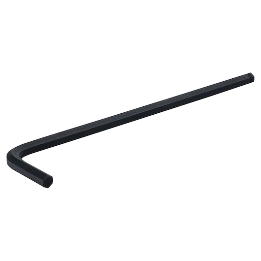 PROTO hex key J46314B, black L-shaped hand tool, side angle on white background.