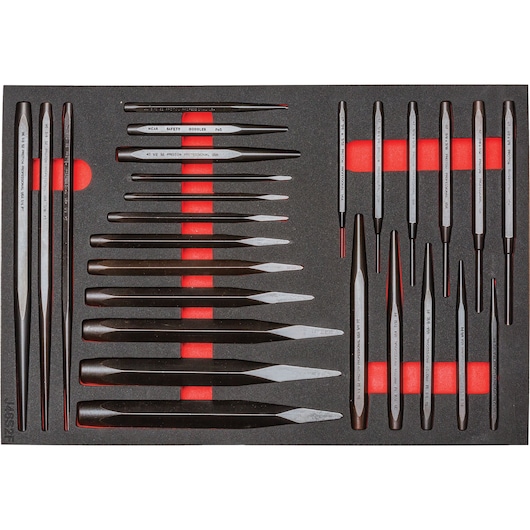 Punch & Chisel Set With Foam (26 pc.)