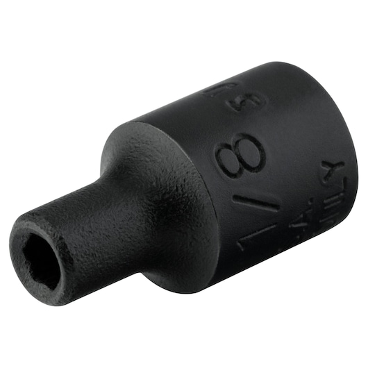 1/4 in. Drive 1/8 in. 6-Point Black Oxide Socket