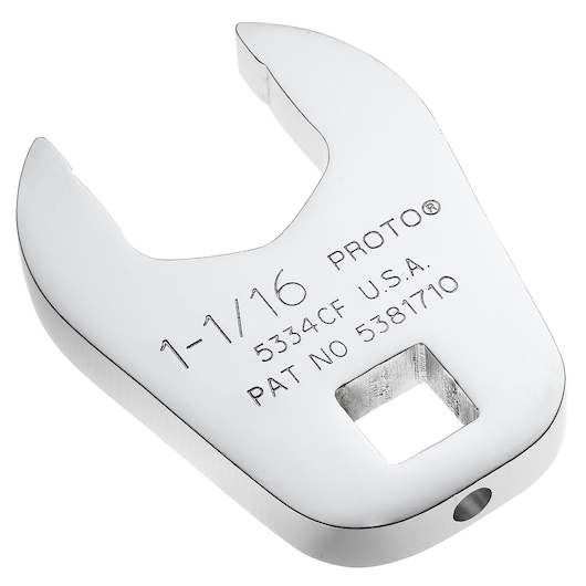 1/4 in. Drive 7mm Full Polish Crowfoot Wrench