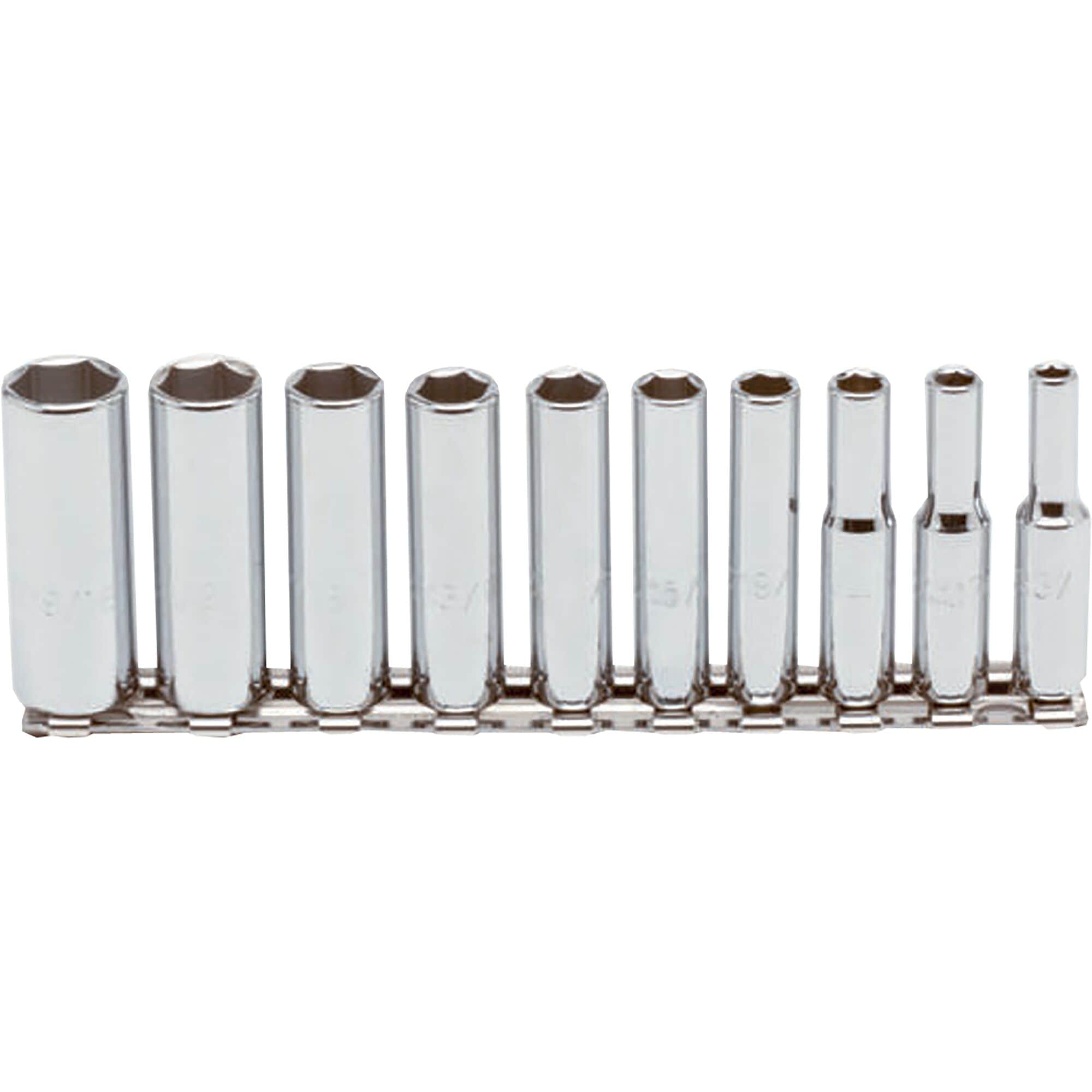 1/4 in. Drive 6-Point Deep Socket Set (10 pc.) | PROTO