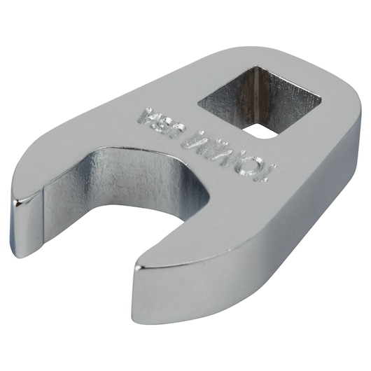 PROTO J4710MCF chrome open-end crowfoot wrench head, product angle on white background.