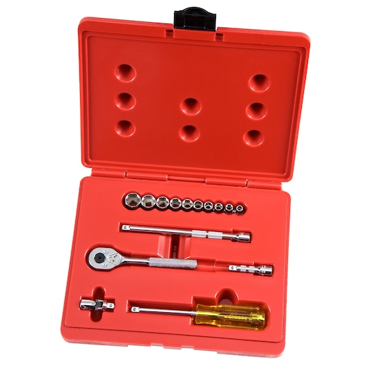 1/4 in. Drive 6-Point Combination Socket Set (15 pc.)