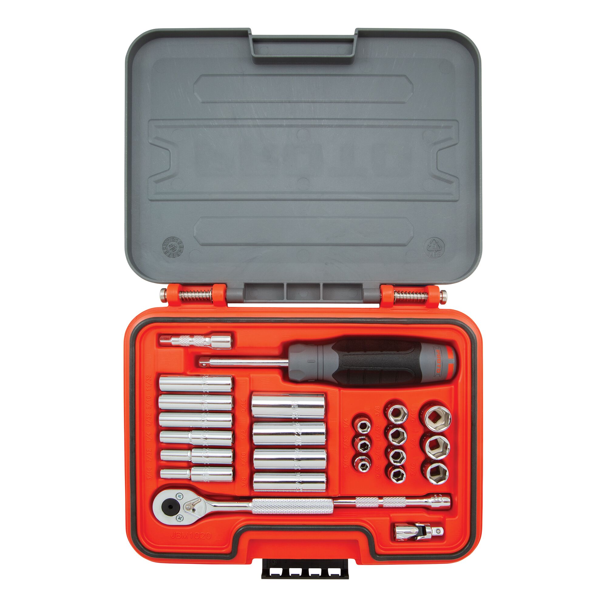 1/4 in. Drive 6-Point Combination Socket Set (25 pc.) | PROTO