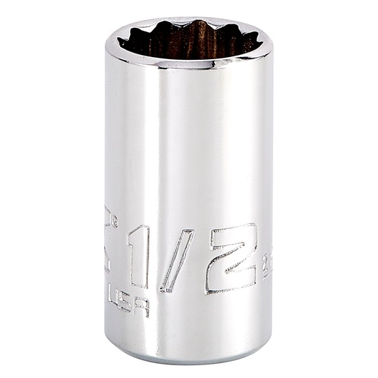 PROTO J4716N chrome 12-point socket, photography, front angle on white background.