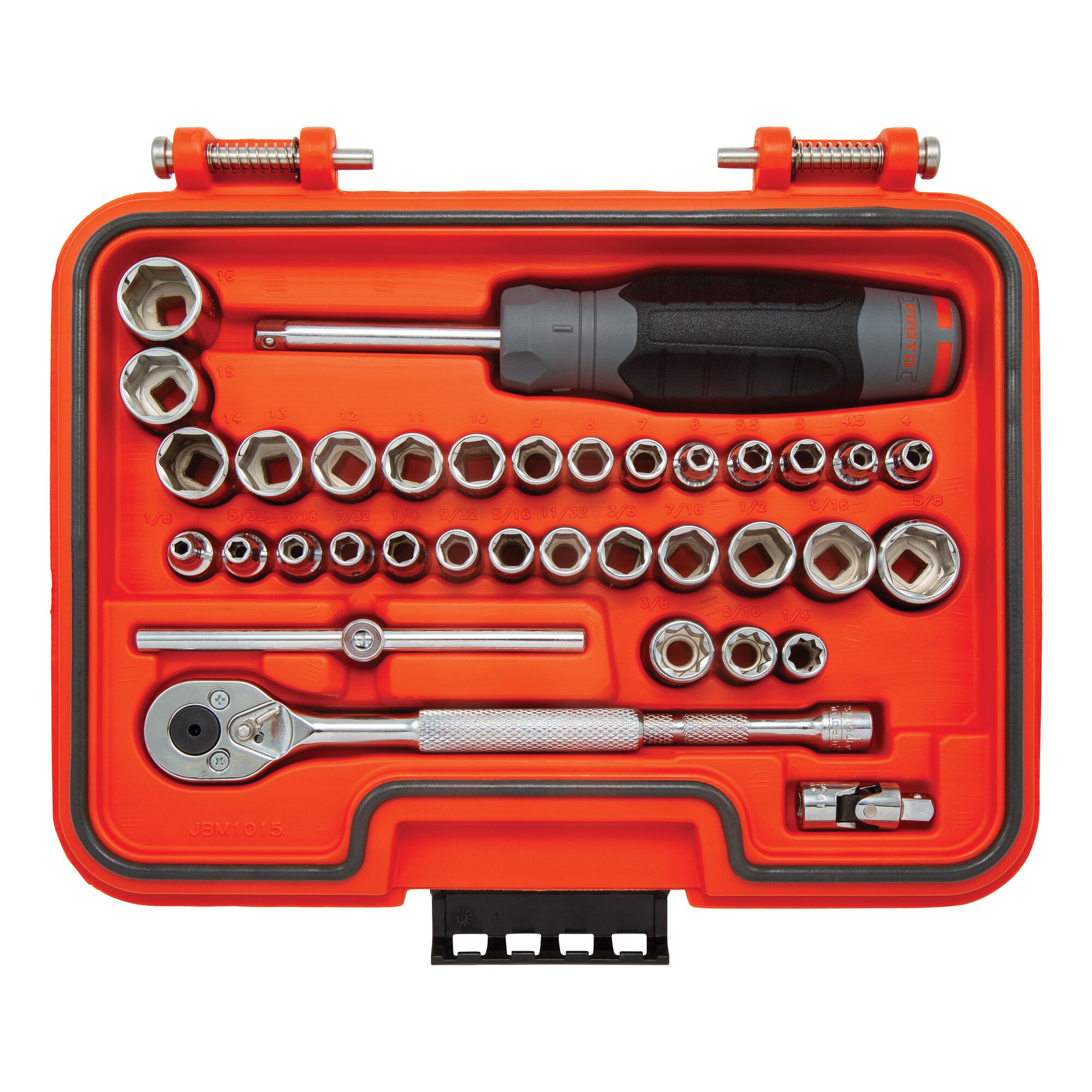 Advanced Storage 1/4 in. Drive SAE & MM 6-Point Set (36 pc.) | PROTO