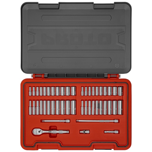 1/4 DR 47pc SAE & MM 12pt AERO
